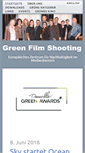 Mobile Screenshot of greenfilmshooting.net
