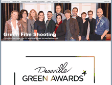 Tablet Screenshot of greenfilmshooting.net